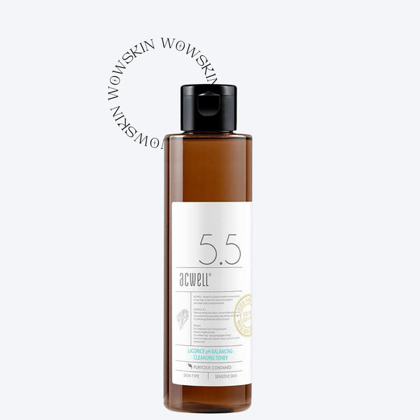 Acwell Licorice pH Balancing Cleansing Toner curăță delicat, echilibrează pH-ul și luminează tenul. Ideal pentru piele sensibilă, ternă și predispusă la iritații.